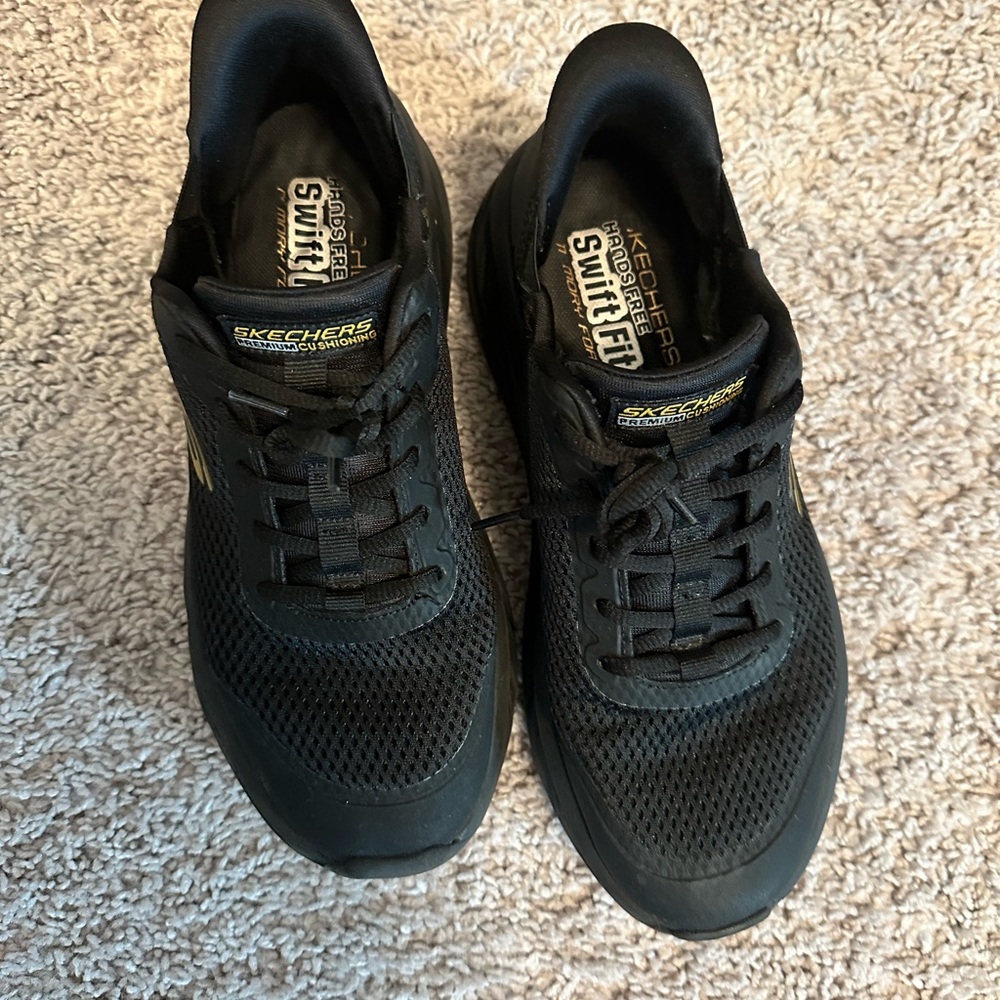 Skechers Black Athletic Sneakers